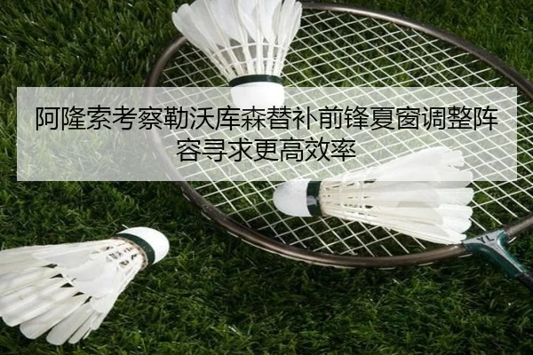 阿隆索考察勒沃库森替补前锋夏窗调整阵容寻求更高效率